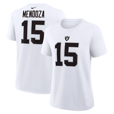 Women's Nike Fernando Mendoza Las Vegas Raiders Name & Number T-Shirt