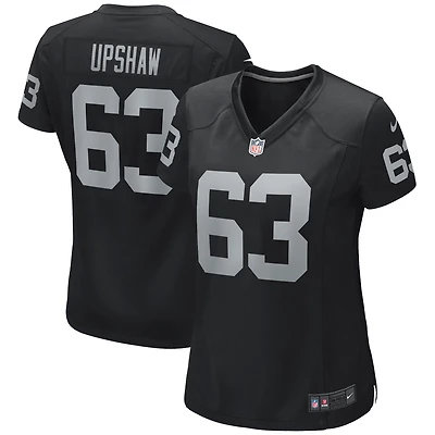 Maillot de joueur retraité Nike Gene Upshaw pour femme, noir, Las Vegas Raiders Game