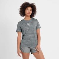 Women's Nike Gray Las Vegas Raiders Sideline Velocity Dri-FIT T-Shirt