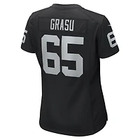 Maillot de joueur jeu Nike Hroniss Grasu noir Las Vegas Raiders pour femme