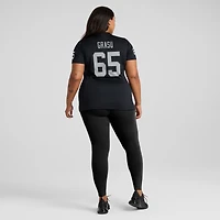 Maillot de joueur jeu Nike Hroniss Grasu noir Las Vegas Raiders pour femme