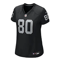 Maillot Nike Ian Thomas noir pour femme des Las Vegas Raiders