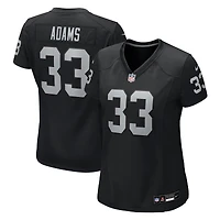 Women's Nike Jamal Adams  Black Las Vegas Raiders Team Game Jersey