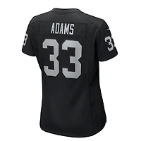 Maillot Nike Jamal Adams noir pour femme des Las Vegas Raiders