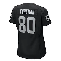 Women's Nike Jeff Foreman  Black Las Vegas Raiders Game Jersey