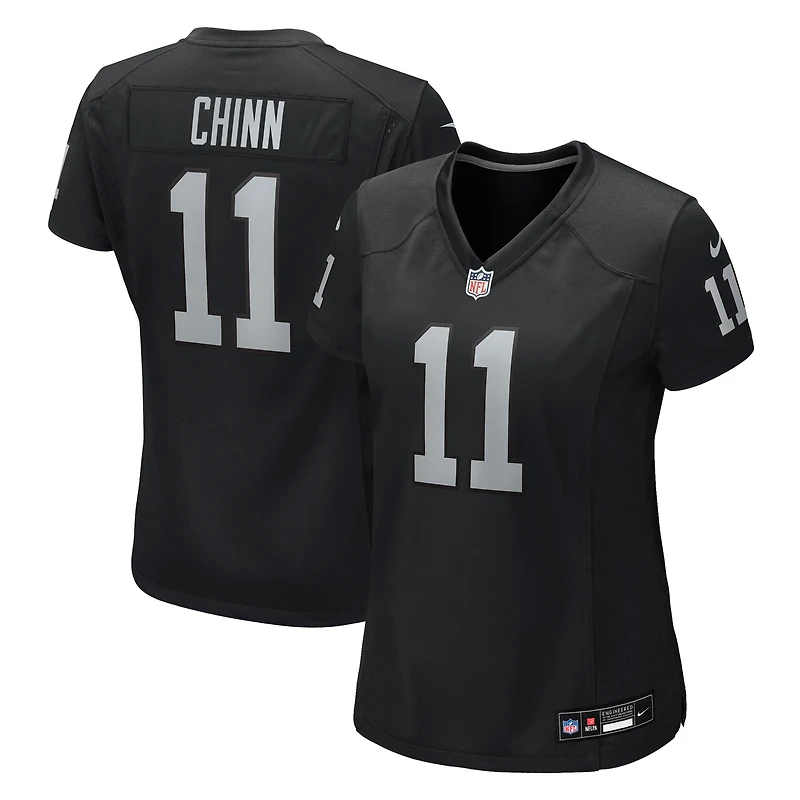 Women's Nike Jeremy Chinn  Black Las Vegas Raiders Team Game Jersey