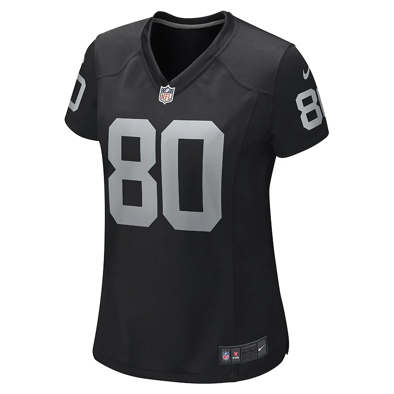 Maillot de joueur jeu Nike Jesper Horsted pour femme, noir, Las Vegas Raiders