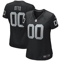 Maillot de joueur retraité Nike Jim Otto pour femme, noir, Las Vegas Raiders Game