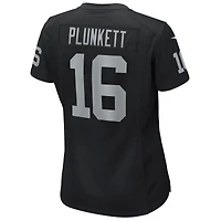 Maillot de joueur retraité Nike Jim Plunkett pour femme des Las Vegas Raiders Game noir