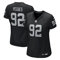 Women's Nike JJ Pegues  Black Las Vegas Raiders Team Game Jersey