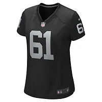 Women's Nike Jordan Meredith Black Las Vegas Raiders Game Player Jersey