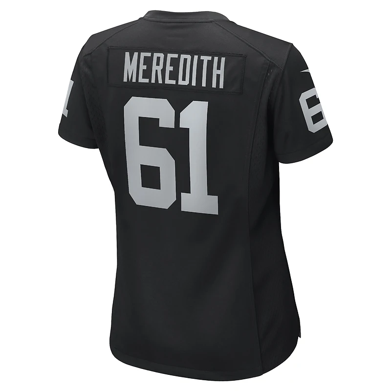 Women's Nike Jordan Meredith Black Las Vegas Raiders Game Player Jersey