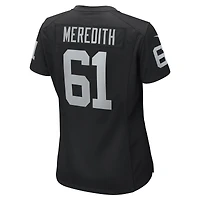 Women's Nike Jordan Meredith Black Las Vegas Raiders Game Player Jersey