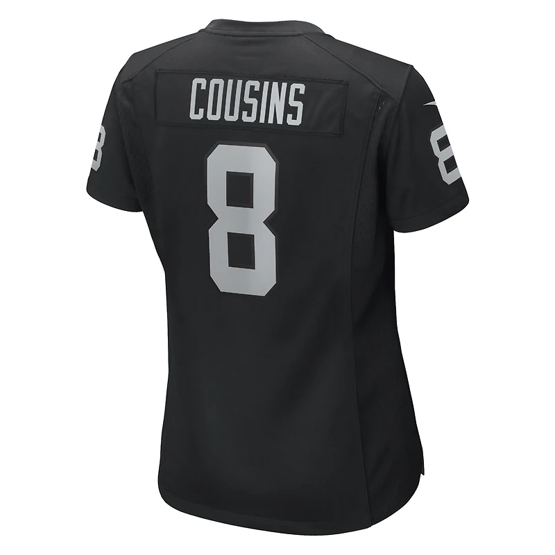 Women's Nike Kirk Cousins  Black Las Vegas Raiders Team Game Jersey