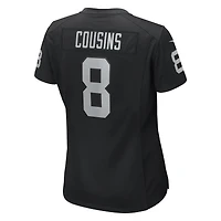 Women's Nike Kirk Cousins  Black Las Vegas Raiders Team Game Jersey