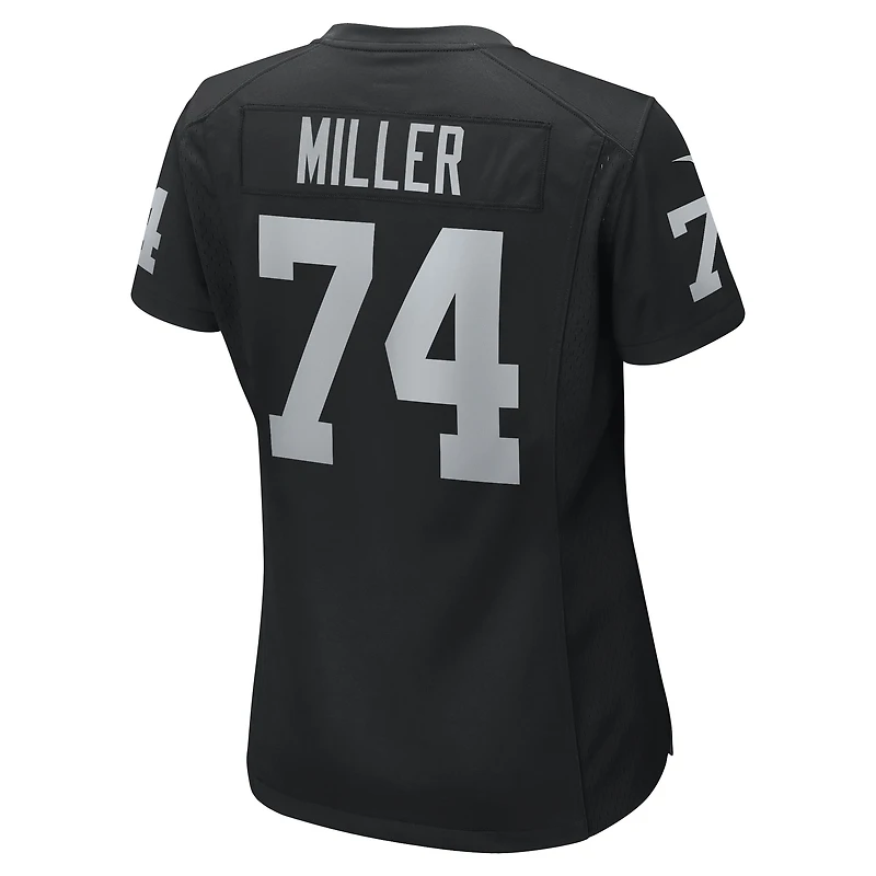 Women's Nike Kolton Miller Black Las Vegas Raiders Game Jersey