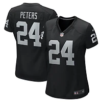 Maillot de match l'équipe Nike Las Vegas Raiders noir pour femme