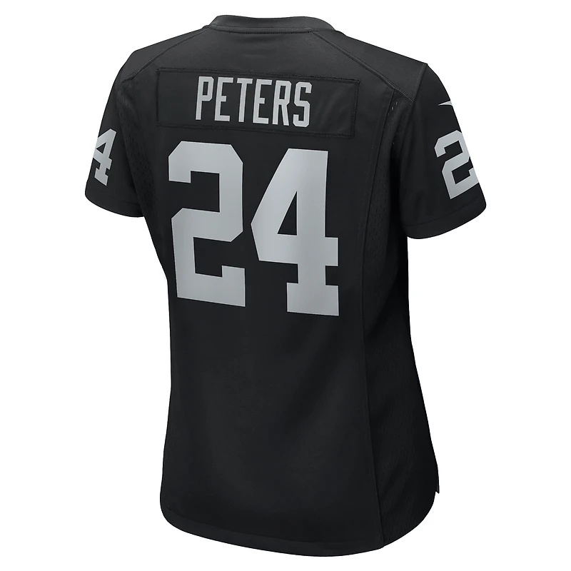 Maillot de match l'équipe Nike Las Vegas Raiders noir pour femme
