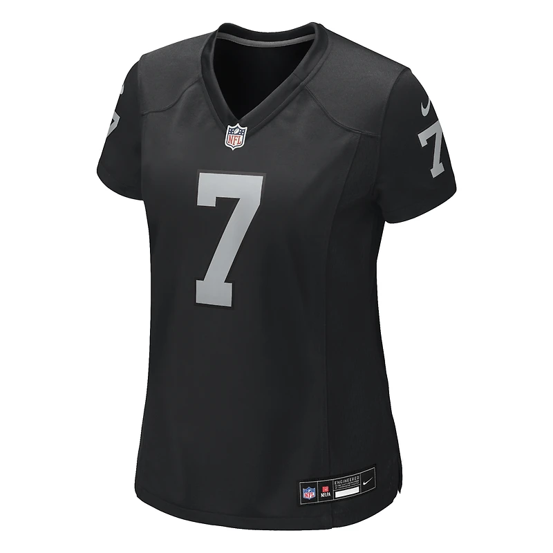 Women's Nike Quay Walker Black Las Vegas Raiders Team Game Jersey