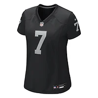 Women's Nike Quay Walker  Black Las Vegas Raiders Team Game Jersey