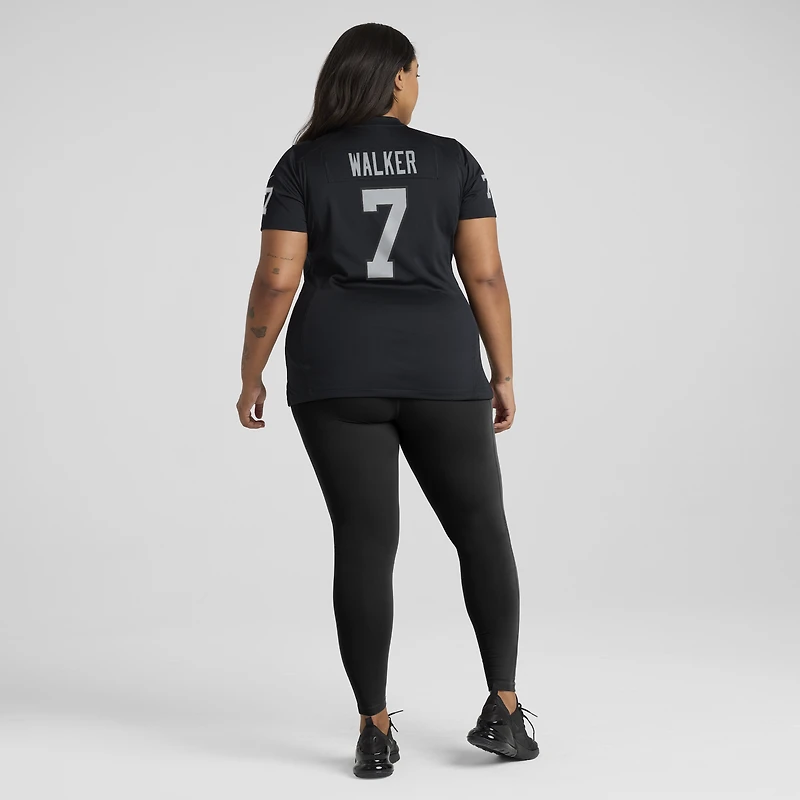 Women's Nike Quay Walker Black Las Vegas Raiders Team Game Jersey