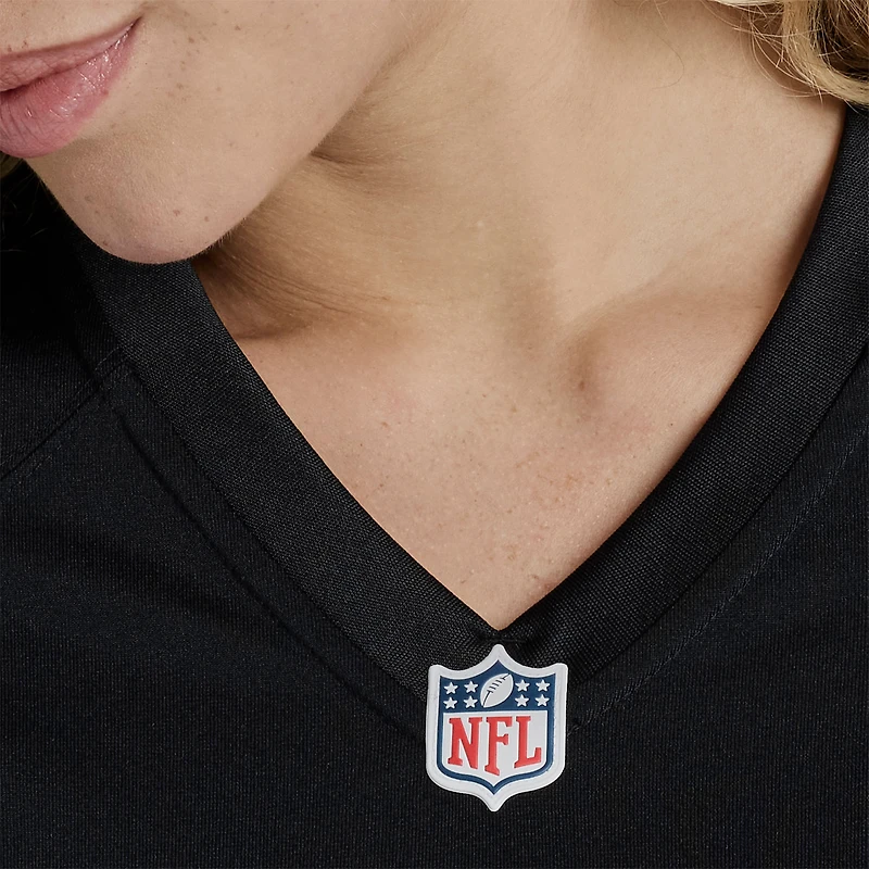 Maillot Nike Raheem Mostert noir pour femme des Las Vegas Raiders