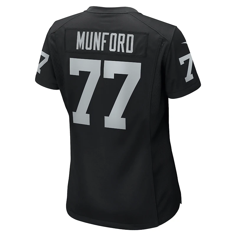 Women's Nike Thayer Munford Jr.  Black Las Vegas Raiders Team Game Jersey