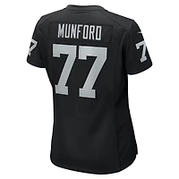 Women's Nike Thayer Munford Jr.  Black Las Vegas Raiders Team Game Jersey
