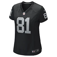 Maillot de joueur retraité Nike Tim Brown pour femme, noir, Las Vegas Raiders Game