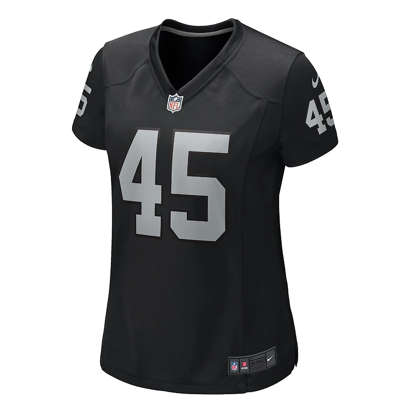Women's Nike Tommy Eichenberg  Black Las Vegas Raiders Game Jersey