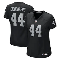 Maillot Nike Tommy Eichenberg noir pour femme des Las Vegas Raiders