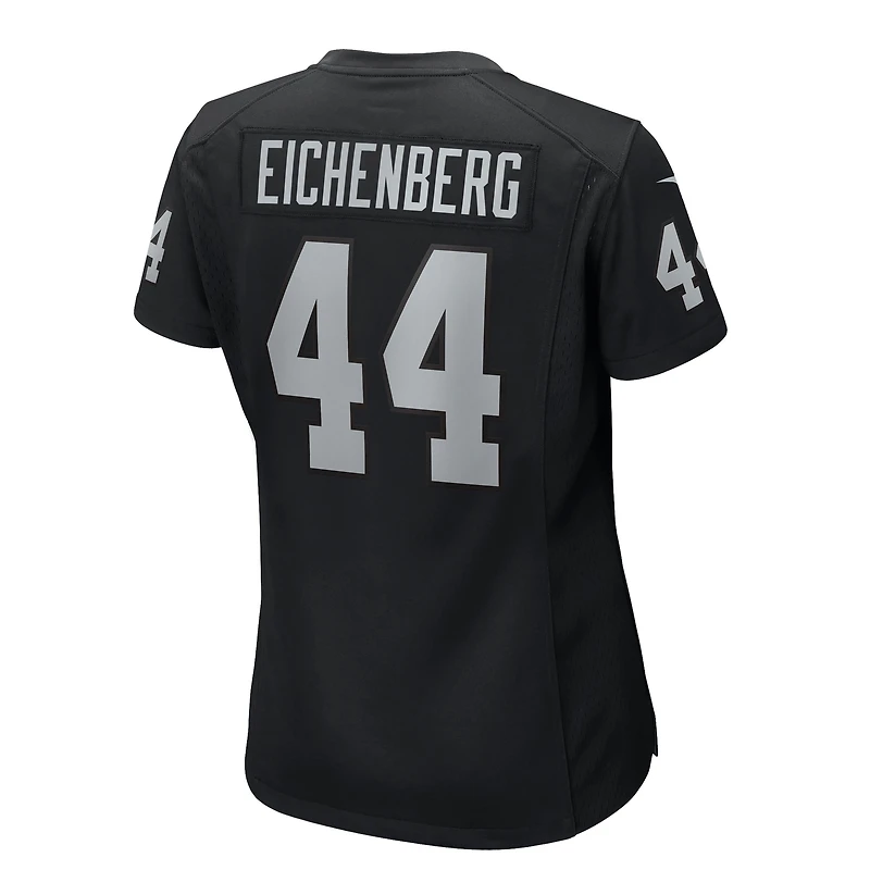 Maillot Nike Tommy Eichenberg noir pour femme des Las Vegas Raiders