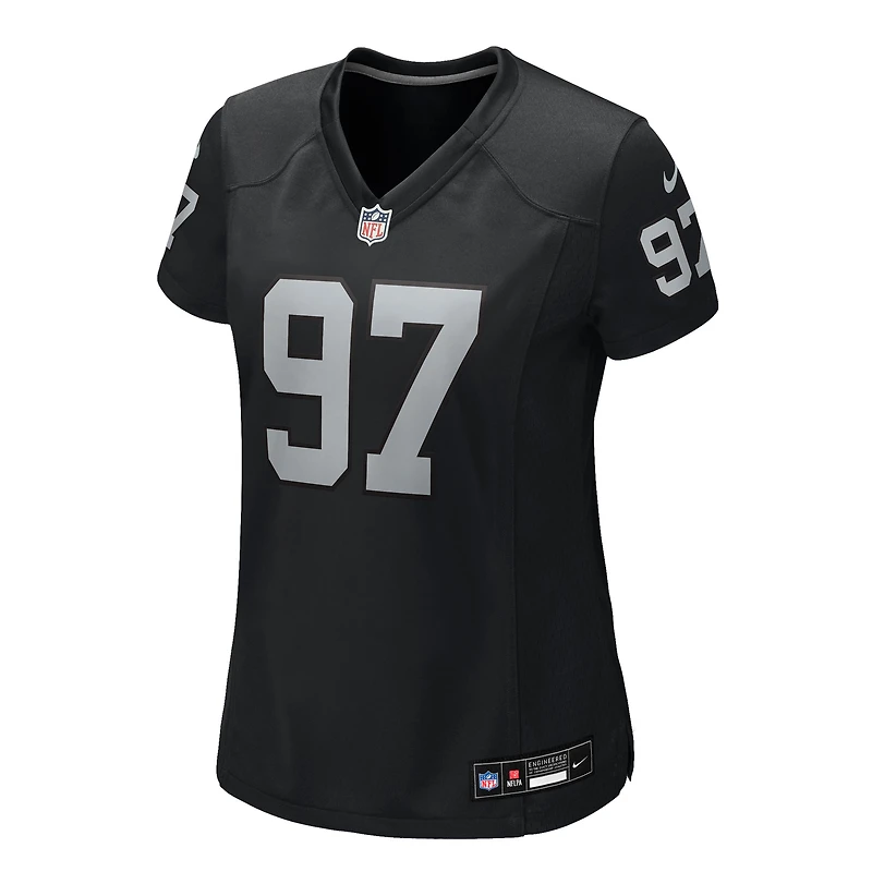 Women's Nike Tonka Hemingway  Black Las Vegas Raiders Team Game Jersey