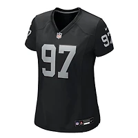 Women's Nike Tonka Hemingway  Black Las Vegas Raiders Team Game Jersey