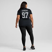 Maillot Nike Tonka Hemingway noir pour femme des Las Vegas Raiders