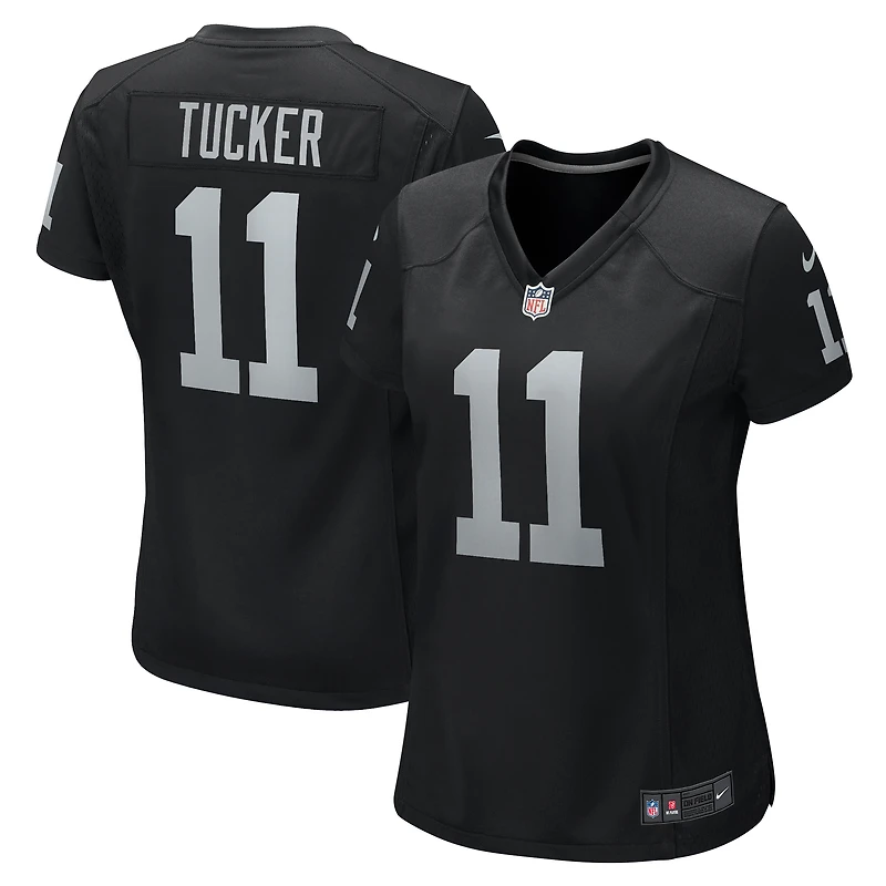 Women's Nike Tre Tucker  Black Las Vegas Raiders Team Game Jersey