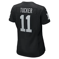 Women's Nike Tre Tucker  Black Las Vegas Raiders Team Game Jersey