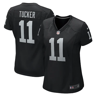 Women's Nike Tre Tucker  Black Las Vegas Raiders Team Game Jersey