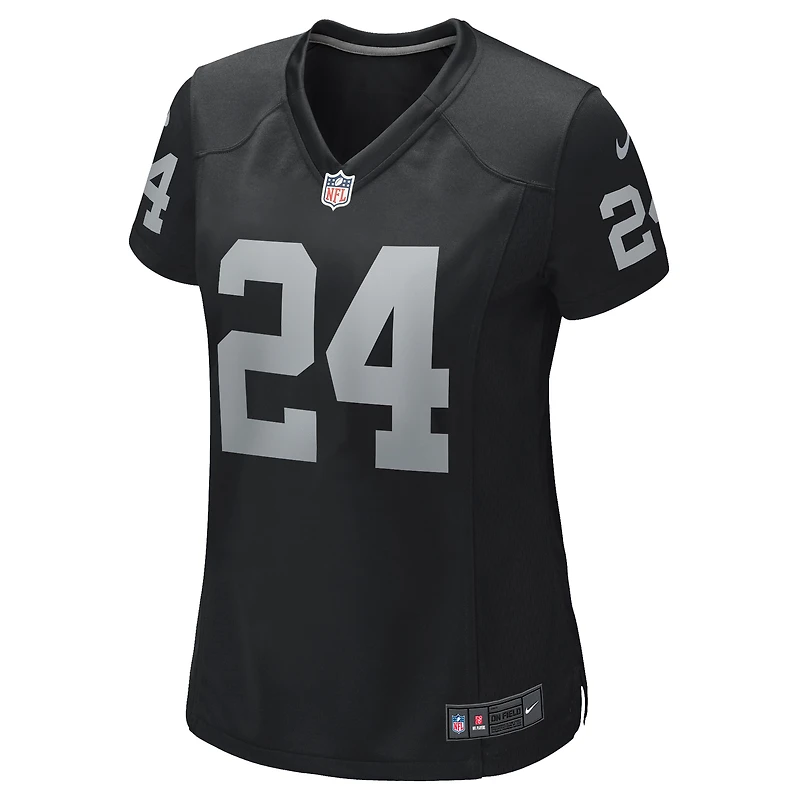 Maillot de joueur retraité Nike Willie Brown pour femme, noir, Las Vegas Raiders Game