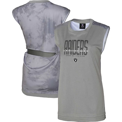 Women's Outerstuff  Gray Las Vegas Raiders No Sweat Tank Top