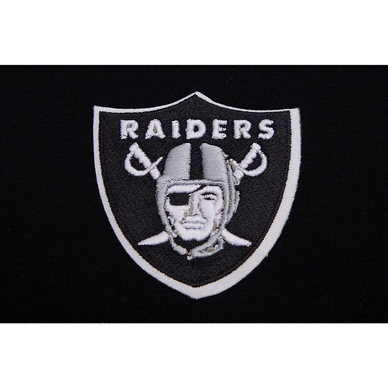 Débardeur court classique Pro Standard noir Las Vegas Raiders Ombre Wordmark pour femmes