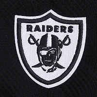 Women's Pro Standard  Black Las Vegas Raiders Prep V-Neck Pullover Sweater