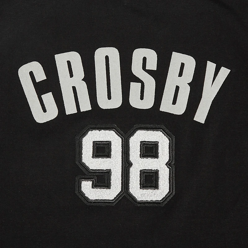 T-shirt court et boxy noir Pro Standard Maxx Crosby pour femme avec nom numéro de joueur des Las Vegas Raiders