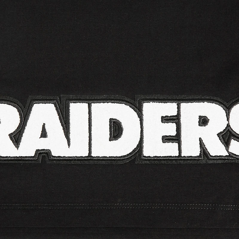 Women's Pro Standard Maxx Crosby Black Las Vegas Raiders Player Name & Number Cropped Boxy T-Shirt