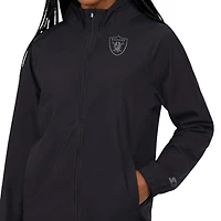 Veste raglan légère à fermeture éclair intégrale Starter Black pour femme, Las Vegas Raiders