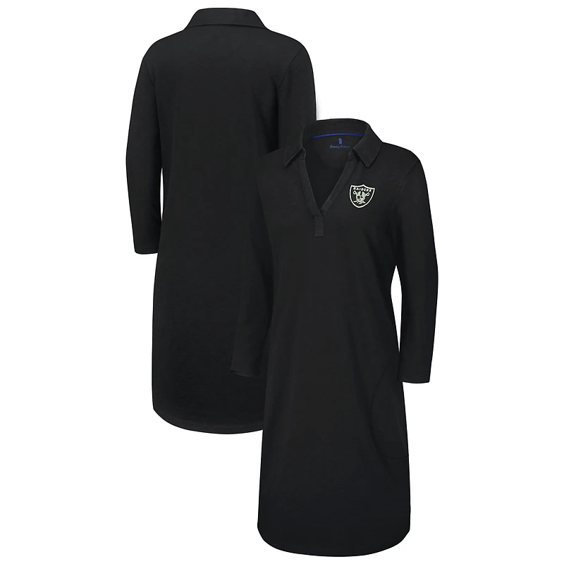 Women's Tommy Bahama Black Las Vegas Raiders Ashby Isles Three-Quarter Length Sleeve Pullover
Jersey Dress