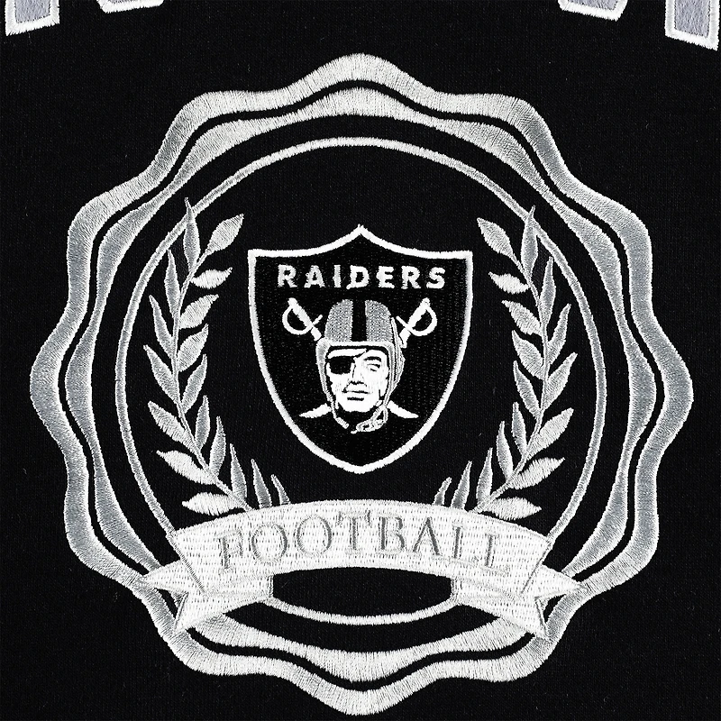 Sweat à capuche épaules tombantes Tommy Hilfiger Las Vegas Raiders Becca pour femme, noir