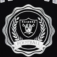 Sweat à capuche épaules tombantes Tommy Hilfiger Las Vegas Raiders Becca pour femme, noir