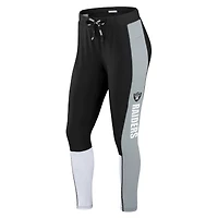 Leggings à blocs de couleurs noir/gris Las Vegas Raiders pour femme WEAR by Erin Andrews