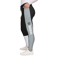 Leggings à blocs de couleurs noir/gris Las Vegas Raiders pour femme WEAR by Erin Andrews